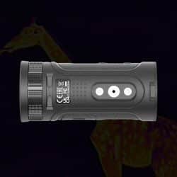 Mini Thermal Imaging Monocular with  1.43” AMOLED Full-color Touchscreen 256*192 Resolution 30mK NETD 500M WiFi APP IP67 Handheld Thermal Monocular for Animal Tracking - Image 3