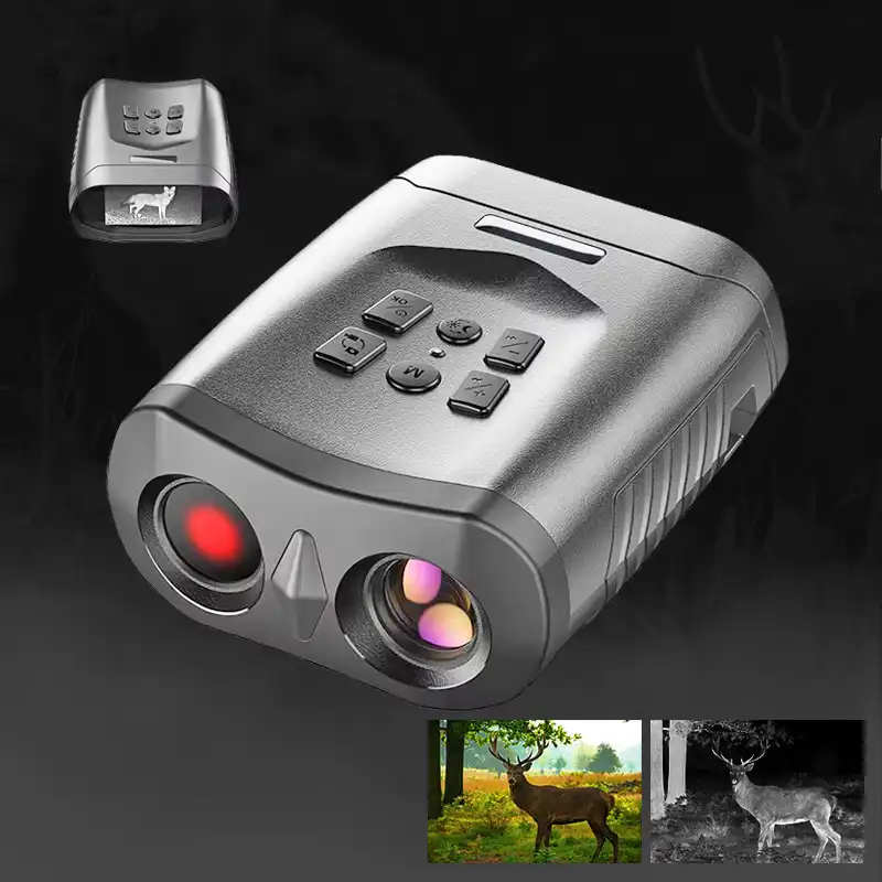4K HD Digital Night Vision Binocular (1) 4K HD Digital Night Vision Binocular with 3.0" LCD Screen 5X Optical 3X Digital Zoom 300M 5 Levels IR Night Time