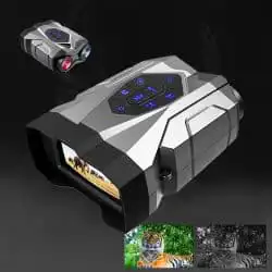 4K UHD IR Night Vision Binoculars with 4.5-inch Screen 16X Digital Zoom 600M 9 Levels IR Night Vision Binos for Night