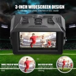 4K UHD Infrared Night Vision Binoculars with 3.0" IPS Display 10X Digital Zoom 9 Levels IR Vision Night Binoculars for Forest Patrol - Image 3