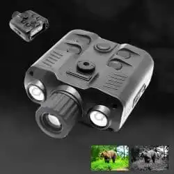 Digital IR Night Vision Binocular with Built in Ranging 8X Digital AI Zoom 300M 5 Levels IR Day&Night Binoculars and