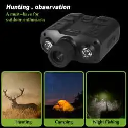 Digital IR Night Vision Binocular with Built in Ranging 8X Digital AI Zoom 300M 5 Levels IR Day&Night Binoculars and Night Vision for Track Watch - Image 6