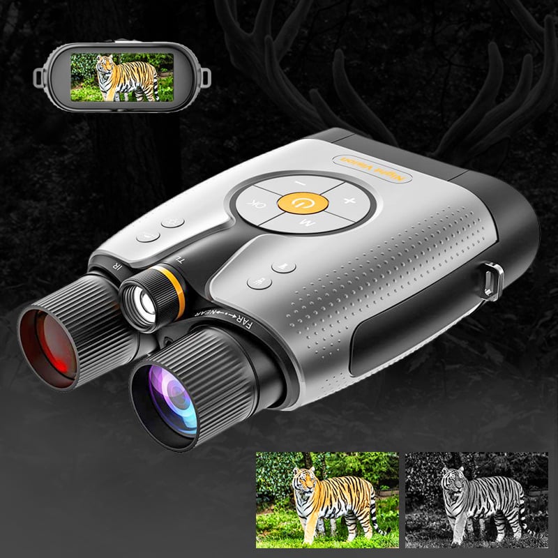 True 4K Full Color Night Vision Binocular (13) WILDGUARDER® True 4K Full Color Night Vision Binocular with 3.0" TFT Screen 52MP 1200M 8X Digital Zoom Nite Vision Binoculars for Animal Search - Image 1