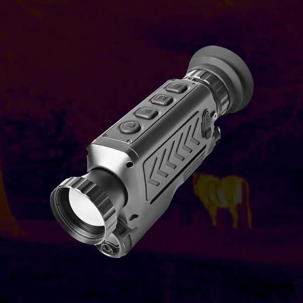 Handheld Thermal Imaging Monocular with 384×288 Resolution 35mm Lens ≤45mK NETD 2× Optical Magnification 1km Rangefinder 1024×768 Micro-OLED Display WiFi 64GB IP67 Rugged Design