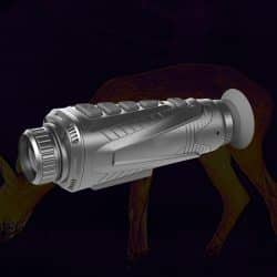 High-Performance Thermal Monocular with 640×512 VOx Sensor ≤40mK NETD 25mm/35mm Lens 1024×768 OLED Display 16× Eyepiece Magnification WiFi Hot Tracking IP65 Rugged Build