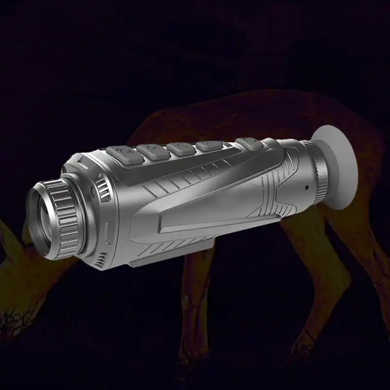640×512 High-Performance Thermal Monocular with Hot Tracking (15) High-Performance Thermal Monocular with 640×512 VOx Sensor ≤40mK NETD 25mm/35mm Lens 1024×768 OLED Display 16× Eyepiece Magnification WiFi Hot Tracking IP65 Rugged Build - Image 1