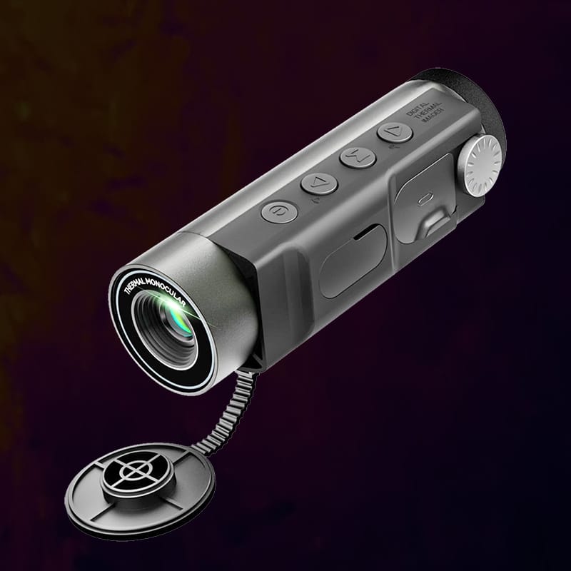 Compact Thermal Imaging Monocular (1) Compact Thermal Imaging Monocular with 320×240 Resolution 50Hz Refresh Rate 13mm Lens 800×600 OLED Display 4× Digital Zoom 4500mAh Battery IP65 Rugged Design - Image 1