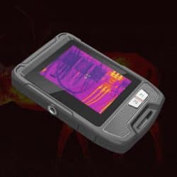 Handheld Pocket-sized Thermal Camera with 120×90 IR Resolution -20℃~400℃ Measurement Range 60mK NETD 50°×38° FOV IP54 6 Color palettes 3.5" LCD Display - Image 4