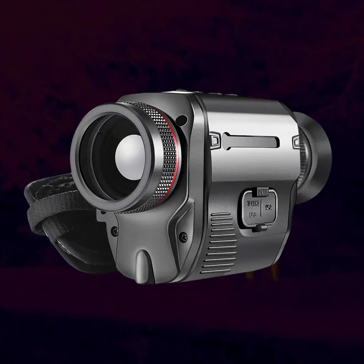 Handheld Thermal Monocular (1) Handheld Thermal Monocular with 384×288 Resolution 3.5× Optical Magnification 5× Digital Zoom 1800m Detection Range 50Hz Refresh Rate 18650 Battery - Image 1