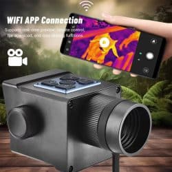 Mini Thermal Monocular Camera with Laser Rangefinder 256×192 Resolution <35mK NETD 8× Digital Zoom 13.8°×10.4° FOV 5 Color Palettes IP67 Waterproof - Image 5