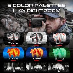 Portable Thermal Imaging Monocular with 256×192 Resolution 10mm/15mm Lens 800×600 OLED Display 4× Digital Zoom 16GB Storage 3200mAh Battery IP65 Rugged Design - Image 7