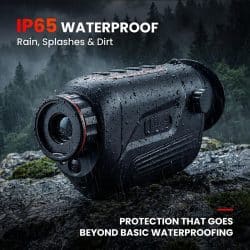 Portable Thermal Imaging Monocular with 256×192 Resolution 10mm/15mm Lens 800×600 OLED Display 4× Digital Zoom 16GB Storage 3200mAh Battery IP65 Rugged Design - Image 4