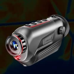 Portable Thermal Imaging Monocular with 256×192 Resolution 10mm/15mm Lens 800×600 OLED Display 4× Digital Zoom 16GB Storage 3200mAh Battery IP65 Rugged Design