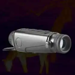 Thermal Imaging Monocular with External Screen 384×288 Resolution ≤35mK NETD 19mm Lens 1300m Detection Range 50Hz IP66 WiFi 32GB Storage Laser Indicator  800×600 OLED Display - Image 2