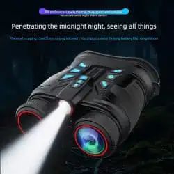 5K Multispectral Thermal Binocular with 1000M Thermal Imaging, 96MP Photo Capture, 18X Digital Zoom, 850nm IR Illuminator & 5000mAh Battery - Image 6
