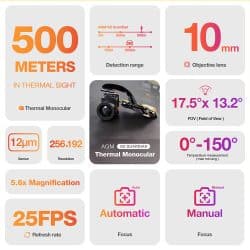 AGM G2 Guardian 5G Thermal Rugged Phone with 12GB+256GB Storage, 7000mAh Battery, Qualcomm QCM6490 Processor, 6.58″ FHD+ 120Hz Display - Image 2