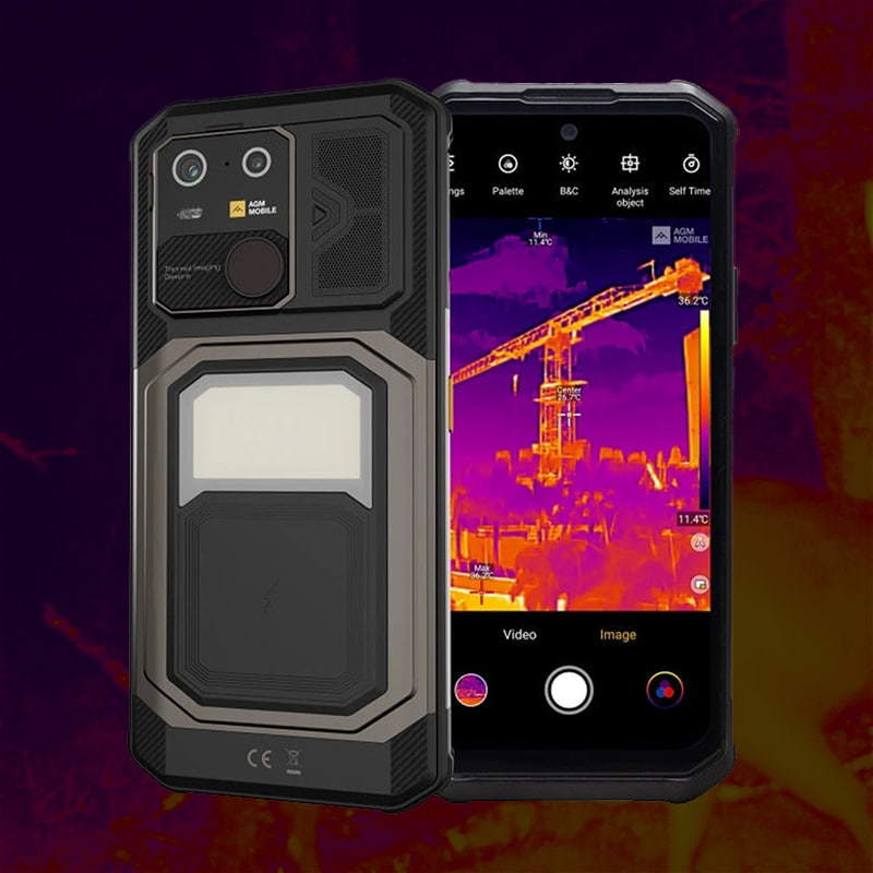 AGM-G3-Pro-5G-Thermal-Imaging-Rugged-Phone-(1) AGM G3 Pro 5G Thermal Rugged Phone with 12GB+512GB, 10000mAh Battery, MediaTek MTK7300 Processor, 64MP Rear Camera + 50MP Front Camera, 120Hz FHD+ Display - Image 1