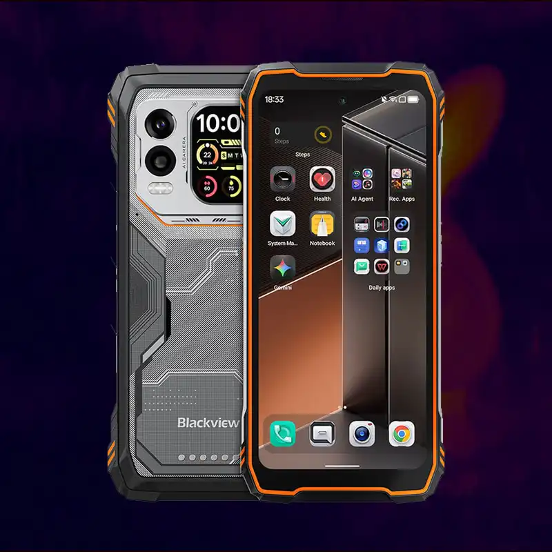 Blackview XPLORE 1 Pro 5G Thermal Rugged Smartphone (6) Blackview XPLORE 1 Pro 5G Thermal Rugged Smartphone with 16GB+512GB, 20000mAh Battery, MediaTek Dimensity 7050 Processor, 6.78″ FHD+ 120Hz Dual Display - Image 1