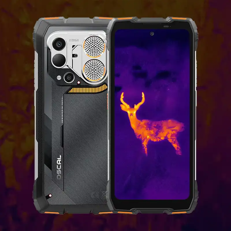 OSCAL PILOT 6 Thermal Rugged Phone (8) OSCAL PILOT 6 Thermal Rugged Phone with 10000mAh Battery, MediaTek Helio G100 Processor, 12GB+256GB Storage, 108MP Main Camera - Image 1