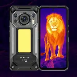 OUKITEL WP500 Ultra 5G Thermal Rugged Phone with 10000mAh Battery, MediaTek Dimensity 8300 Processor, 12GB+1TB Storage, 108MP + 8MP Night Vision Camera - Image 2