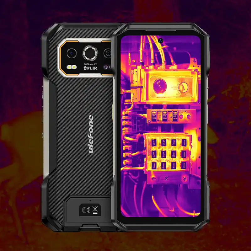 Ulefone Armor 27T Pro+ 5G Thermal Rugged Phone (1) Ulefone Armor 27T Pro+ 5G Thermal Rugged Phone with 10600mAh Battery, MediaTek Dimensity 6300, 12GB+256GB, 50MP + 64MP Night Vision Cameras - Image 1