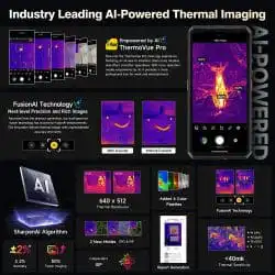Ulefone Armor 28 Ultra Thermal Rugged Phone with 16GB+1TB Storage, 10600mAh Battery, MediaTek Dimensity 9300+ Processor, 640×512 Thermal Imaging - Image 4