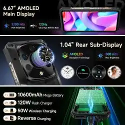 Ulefone Armor 28 Ultra Thermal Rugged Phone with 16GB+1TB Storage, 10600mAh Battery, MediaTek Dimensity 9300+ Processor, 640×512 Thermal Imaging - Image 5